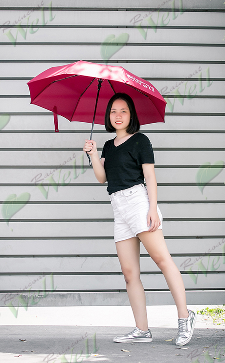 Ô cầm tay gấp ba 2 chiều