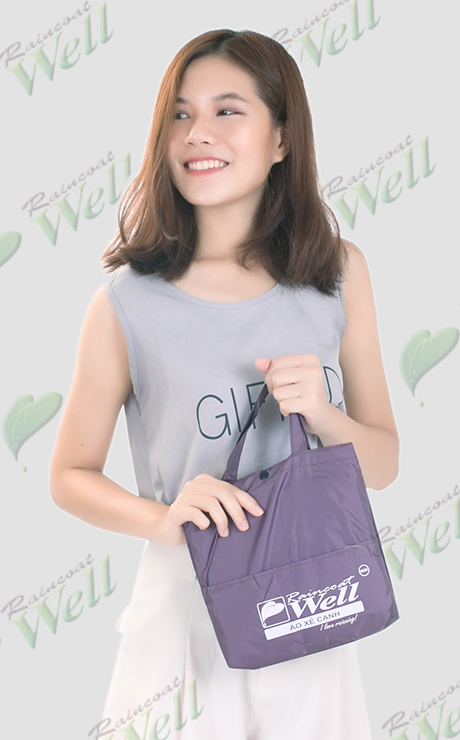 Áo mưa xẻ cạnh New